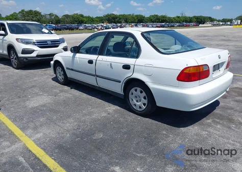 2000 Honda Civic Lx z USA, uszkodzony, nr VIN 1HGEJ6679YL019958